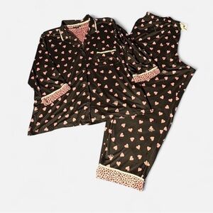Simply Vera Vera Wang Black and Pink Women Pajama Set